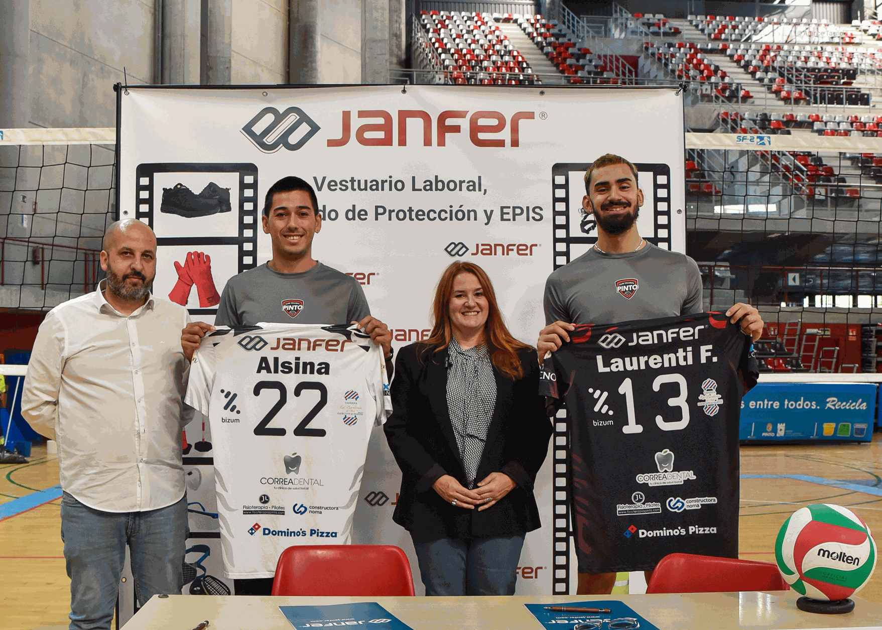 Camisetas Voleibol Pinto Janfer 