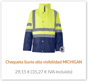 Chaqueta de lluvia Michigan