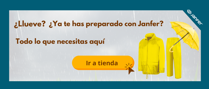 Especial lluvia, chaquetas, pantalones, botas