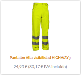 Pantalón alta visibilidad Highway3