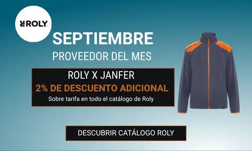 Roly con descuento en Janfer en septiembre | Janfer Roly con descuento en Janfer en septiembre