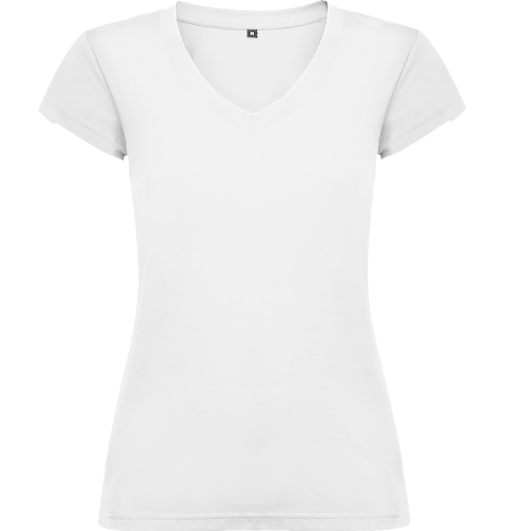 Camiseta de mujer manga corta blanco VICTORIA 