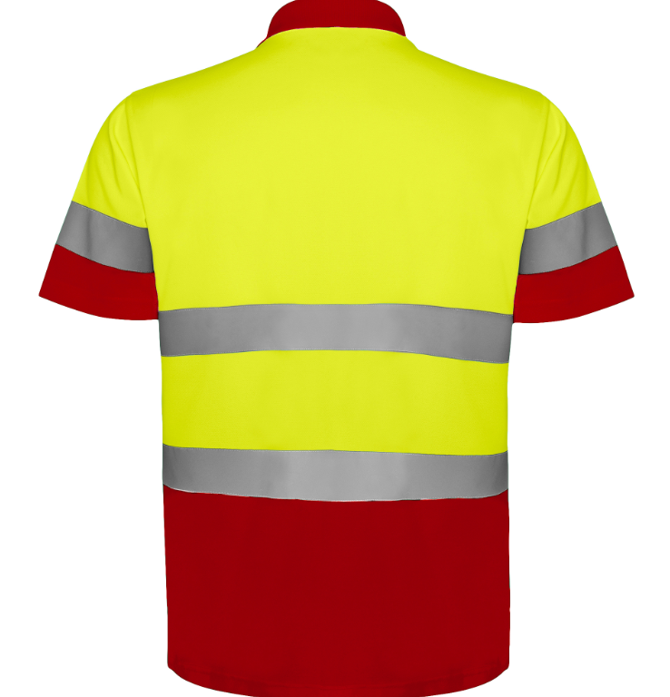 Polo alta visibilidad POLARIS manga corta talla 4XL