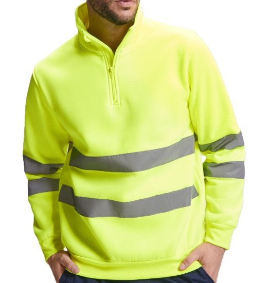 Sudadera alta visibilidad media cremallera SPICA talla 4XL