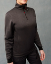 Sudadera bicolor 4844 media cremallera