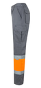 Pantalón alta visibilidad 157 bicolor multibolsillos