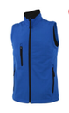 Chaleco softshell tricapa OSLO (S, Azul royal)