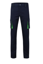 [103024S_61/25_36] Pantalón 103024S strech bicolor (36, Azul Marino/Lima)