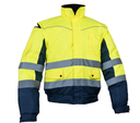 Cazadora A.V. BIKER mangas desmontables (XS, Amarillo Fluor)