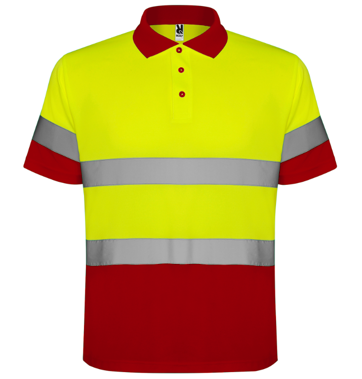 Polo alta visibilidad POLARIS manga corta talla 4XL