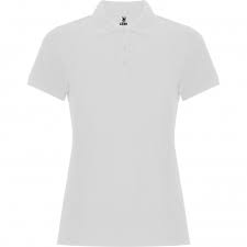 Polo Pegaso  Premium Woman Blanco manga corta