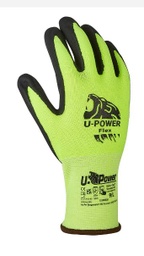 Guante nitrilo FLEX amarillo flúor UPower