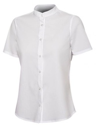 Camisa stretch 405014S manga corta mujer